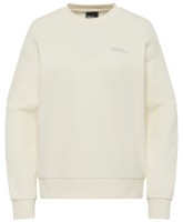 Hanorac damă Jack Wolfskin Essential Crewneck W Cotton White, s.XL