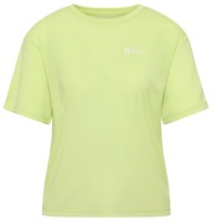 Tricou de dame Jack Wolfskin Vonnan Crop T W Cool Matcha, s.M