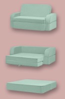Canapea fără ramă Edka Terra 3in1 160x200x30 P11 Mentol Ice imaginea #2 — magazin online Desire.md
