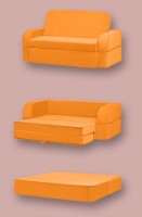 Canapea fără ramă Edka Terra 3in1 160x200x30 P14 Orange Mandarin imaginea #2 — magazin online Desire.md