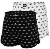 Сhiloţi pentru bărbați Adidas Comfort Core Cotton Icon 2Pk Woven Boxer Multicolor, s.S