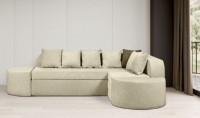 Canapea fără ramă Edka Jupiter 210x280x50 M1 White Smoke