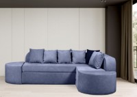 Бескаркасный диван Edka Jupiter 210x280x50 M23 Blue Indigo