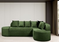 Бескаркасный диван Edka Jupiter 210x280x50 M35 Dark Green