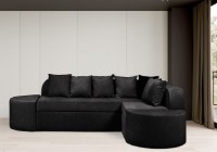 Бескаркасный диван Edka Jupiter 210x280x50 M37 Black