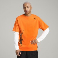 Tricou bărbătesc Puma X Nacho Orange Glo, s.S imaginea #2 — magazin online Desire.md