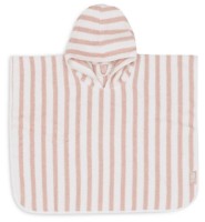 Poncho pentru copii Jollein Stripe Terry Wild Rose GOTS (533-550-67099)