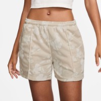Женские шорты Nike Sportswear Chill Terry Mid-Rise French Terry Printed Light Orewood Brown/Sail, s.M