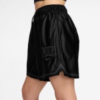 Pantaloni scurți dame Nike W Nsw Street 6 Satin Gx Shrt Black/Anthracite, s.S imaginea #3 — magazin online Desire.md
