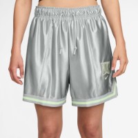 Женские шорты Nike W Nsw Street 6 Satin Gx Shrt Light Smoke Grey/Barely Volt, s.XL