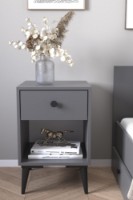 Прикроватная тумба Remaks Zambak 1 C Anthracite
