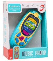 Интерактивная игрушка New World Music Phone Blue (1023A)