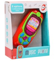 Интерактивная игрушка New World Music Phone Red (1023A)