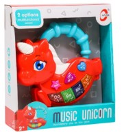 Интерактивная игрушка New World Music Unicorn Red,(1038A)