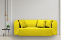 Canapea fără ramă Edka Meteor 180x120x32 M13 Sunny Yellow