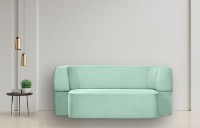 Canapea fără ramă Edka Meteor 180x120x40 P11 Mentol Ice