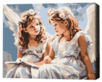 Tablou pe numere Brushme Îngerii (BS53708FC)