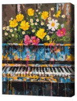 Tablou pe numere Brushme Expresia muzicii (BS54046)