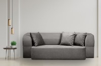 Бескаркасный диван Edka Meteor 200x140x32 M18 Dark Grey