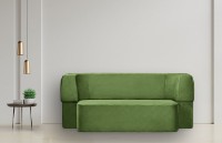 Бескаркасный диван Edka Meteor 200x140x40 M35 Dark Green