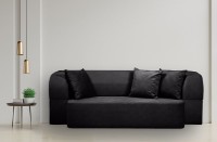 Бескаркасный диван Edka Meteor 200x120x32 M37 Black
