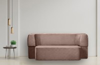 Canapea fără ramă Edka Meteor 200x160x40 M5 Grey Brown
