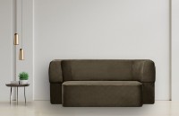 Бескаркасный диван Edka Meteor 180x160x40 M8 Dark Brown