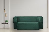 Canapea fără ramă Edka Meteor 200x160x40 P15 Green Emerald