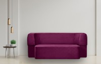 Бескаркасный диван Edka Meteor 200x140x40 M10 Dark Purple