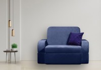 Fotoliu extensibil Edka Terra 3in1 120x200x30 M23 Indigo Blue