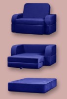 Fotoliu extensibil Edka Terra 3in1 120x200x30 M34 Dark Blue imaginea #2 — magazin online Desire.md
