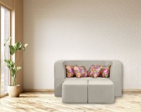 Canapea făra ramă Edka Vega 160x200x40 M17  Gri Pal