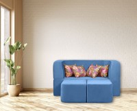 Бескаркасный диван Edka Vega 160x200x40 M33 Blue Aquamarine