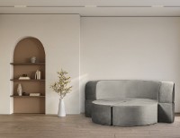 Бескаркасный диван Edka Luna 200 M18 Gri Inchis
