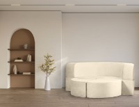 Бескаркасный диван Edka Luna 200 P1 Ivory