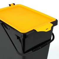 Coș de gunoi PPH Chadex 11L Black/Yellow imaginea #4 — magazin online Desire.md
