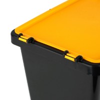 Coș de gunoi PPH Chadex 11L Black/Yellow imaginea #5 — magazin online Desire.md