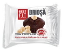 Brioșe proteice Best Fit Alune de padure si Cacao 60g 4pcs