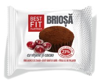 Brioșe proteice Best Fit Visina si Cacao 60g 4pcs