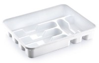 Suport organizare tacâmuri Dunya Plastic D14000 White