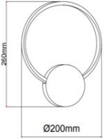 Бра Horoz Forever-W (0290130007030) фото №2 — интернет-магазин Desire.md