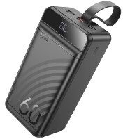 Внешний аккумулятор Hoco J123C Element 60000mAh Black