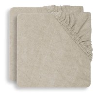 Husa pentru saltea de infasat Jollein Terry Nougat 2pcs 50x70 (2550-503-00093)