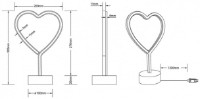 Lampă de veghe Trio Heart (R55210101) imaginea #2 — magazin online Desire.md