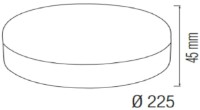 Потолочный светильник Horoz Carla-32 (0160580032030) фото №3 — интернет-магазин Desire.md