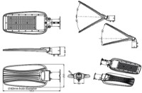 Уличный светильник Horoz Florida-150 (0740140150020) фото №4 — интернет-магазин Desire.md