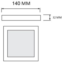 Потолочный светильник Horoz Selena-12 (0160840012010) фото №2 — интернет-магазин Desire.md