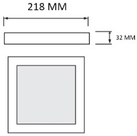 Потолочный светильник Horoz Selena-24 (0160840024010) фото №2 — интернет-магазин Desire.md