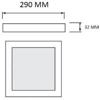 Потолочный светильник Horoz Selena-36 (0160840036020) фото №2 — интернет-магазин Desire.md
