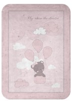 Plapumă pentru bebeluși Kikka Boo Dream Big Pink 110/140 (31103020158)